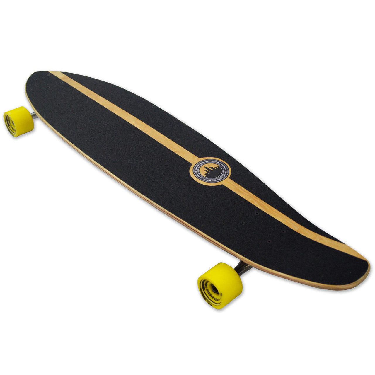 Yocaher Kicktail Longboard Complete - Earth Series - Ripple