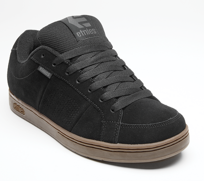 Etnies Mens Kingpin Black Dark Grey Gum Shoes