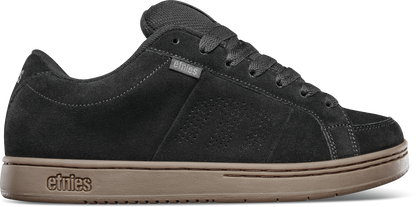 Etnies Mens Kingpin Black Dark Grey Gum Shoes