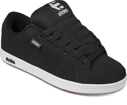 Etnies Mens Kingpin Black White Gum Shoes