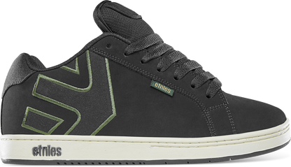 Etnies Mens Fader Black Green Shoes