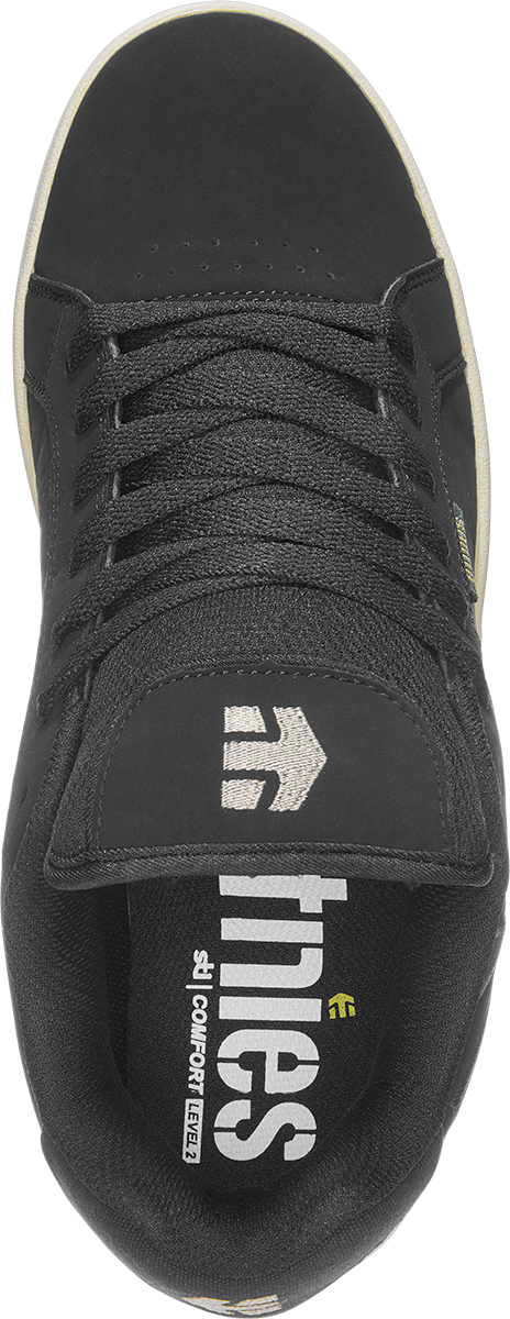 Etnies Mens Fader Black Green Shoes