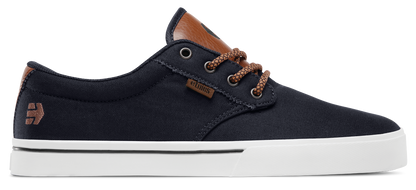 Etnies Mens Jameson 2 Eco Navy Tan White Shoes