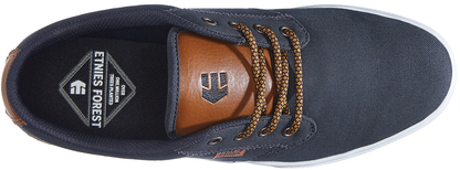 Etnies Mens Jameson 2 Eco Navy Tan White Shoes