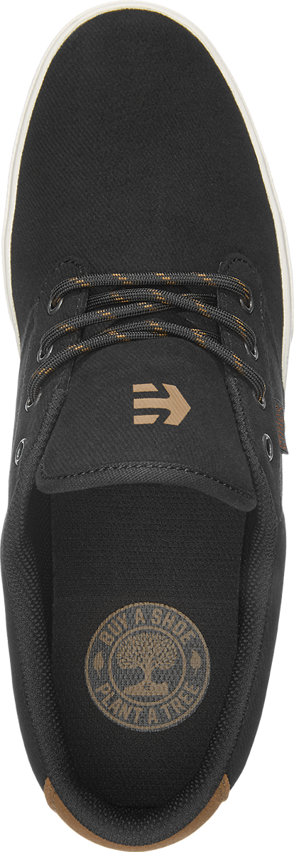 Etnies Mens Jameson 2 Eco Black Black White Shoes