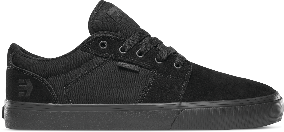 Etnies Mens Barge Ls Black Black Black Shoes