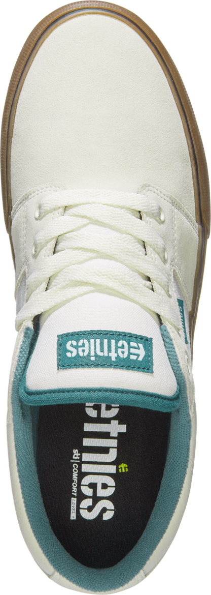 Etnies Mens Barge Ls White Blue Gum Shoes