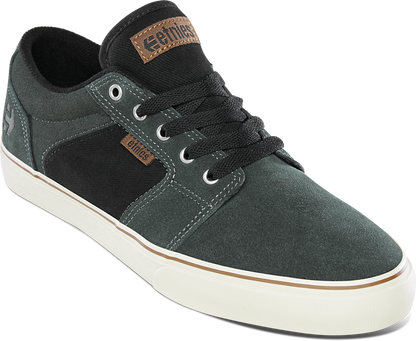 Etnies Mens Barge Ls Green Black Shoes