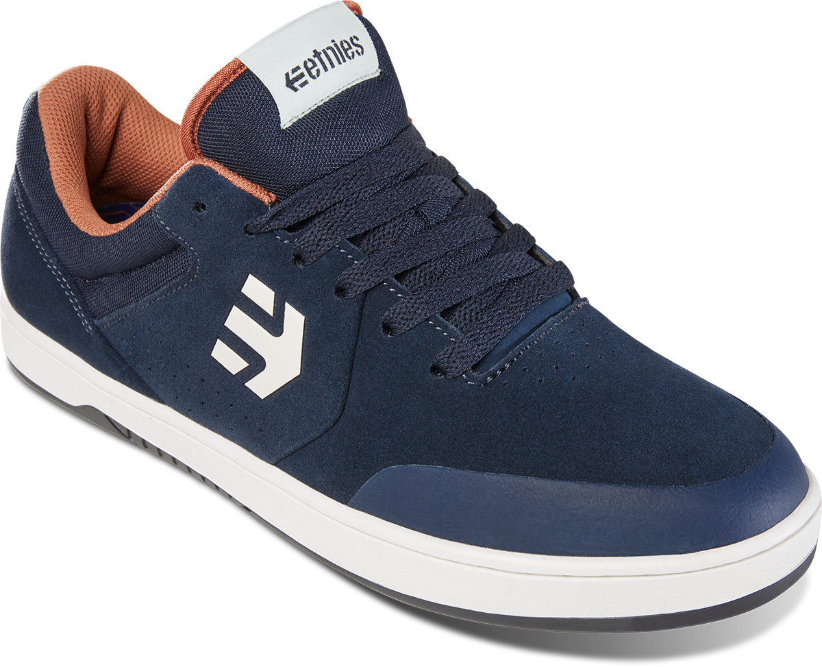 Etnies Mens Marana Michelin X Nassim Lachhab Navy Brown White Shoes