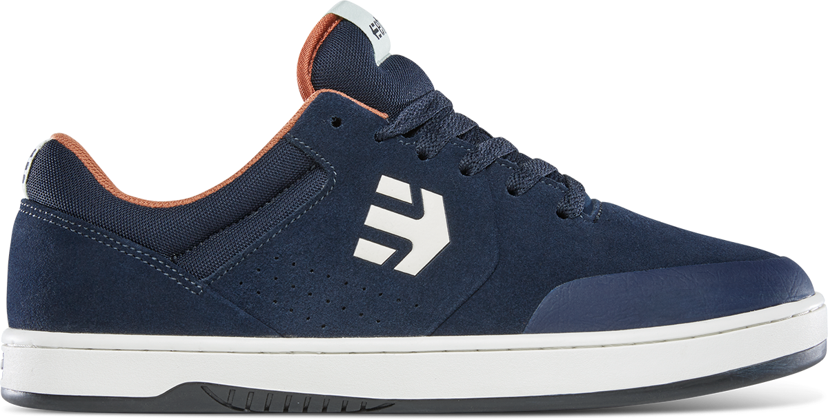 Etnies Mens Marana Michelin X Nassim Lachhab Navy Brown White Shoes