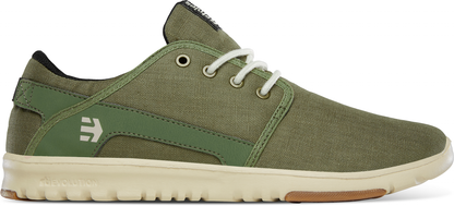 Etnies Mens Scout Olive Tan Gum Shoes