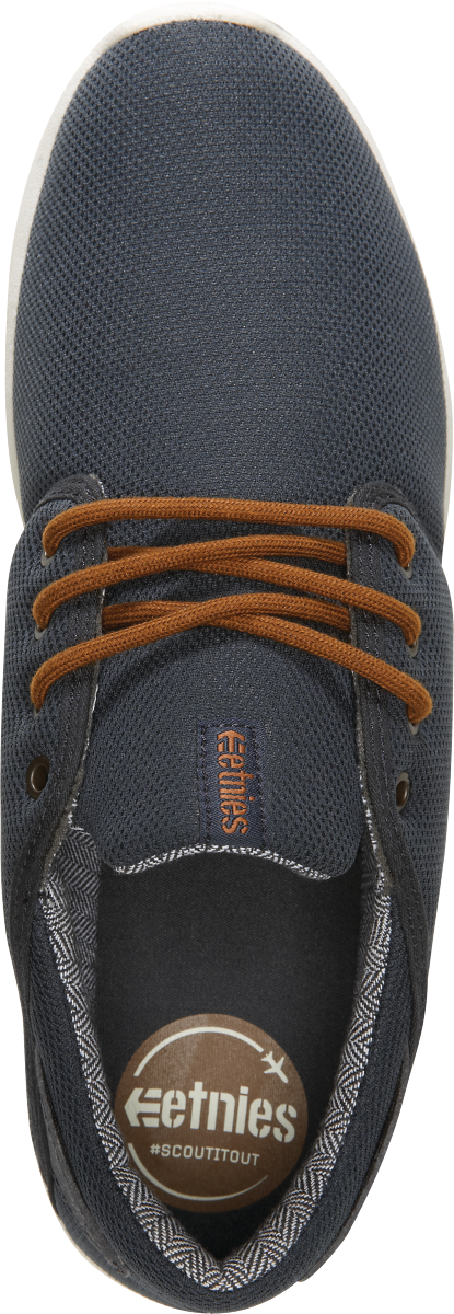 Etnies Mens Scout Navy Gold Shoes