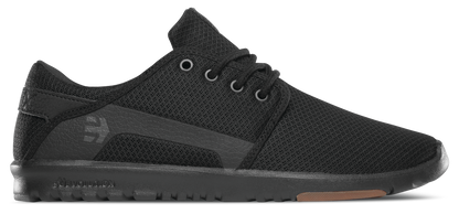 Etnies Mens Scout Black Black Gum Shoes