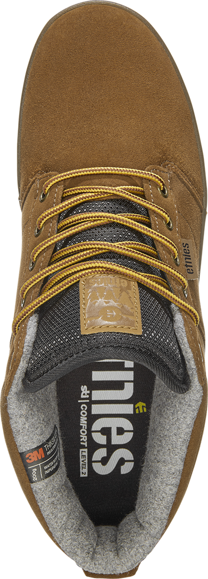 Etnies Mens Jefferson Mtw Brown Gum Shoes