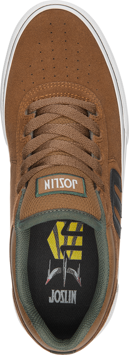 Etnies Mens Joslin Vulc Brown Green Shoes