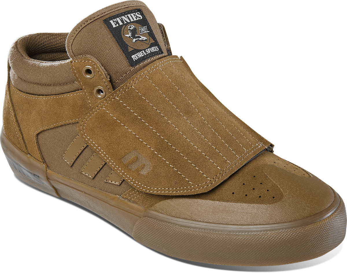 Etnies Mens Windrow Vulc Mid X Andy Anderson Brown Gum Shoes