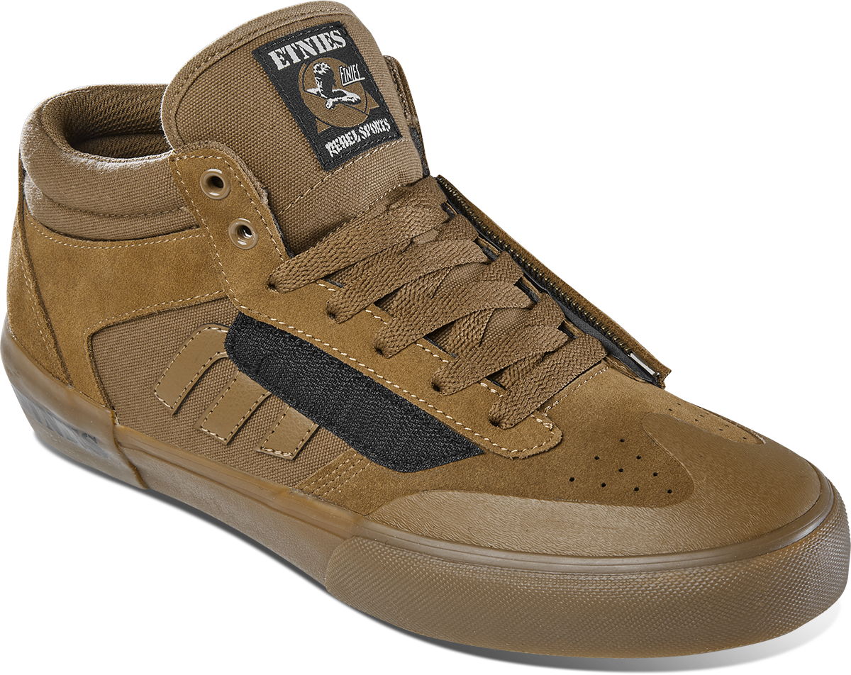 Etnies Mens Windrow Vulc Mid X Andy Anderson Brown Gum Shoes