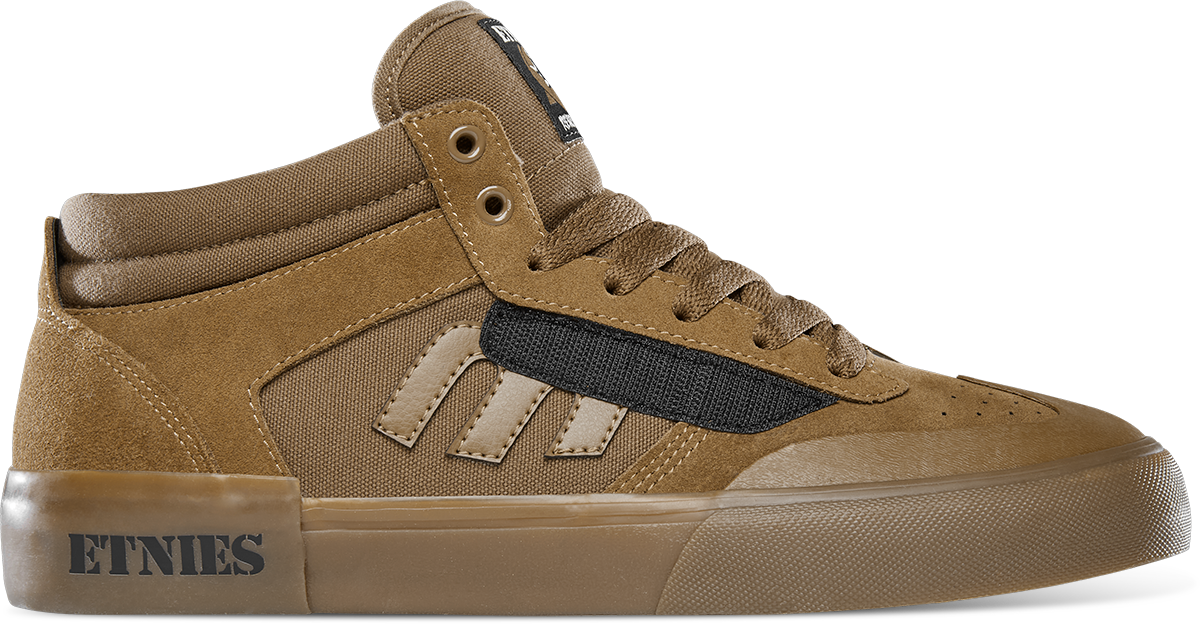 Etnies Mens Windrow Vulc Mid X Andy Anderson Brown Gum Shoes