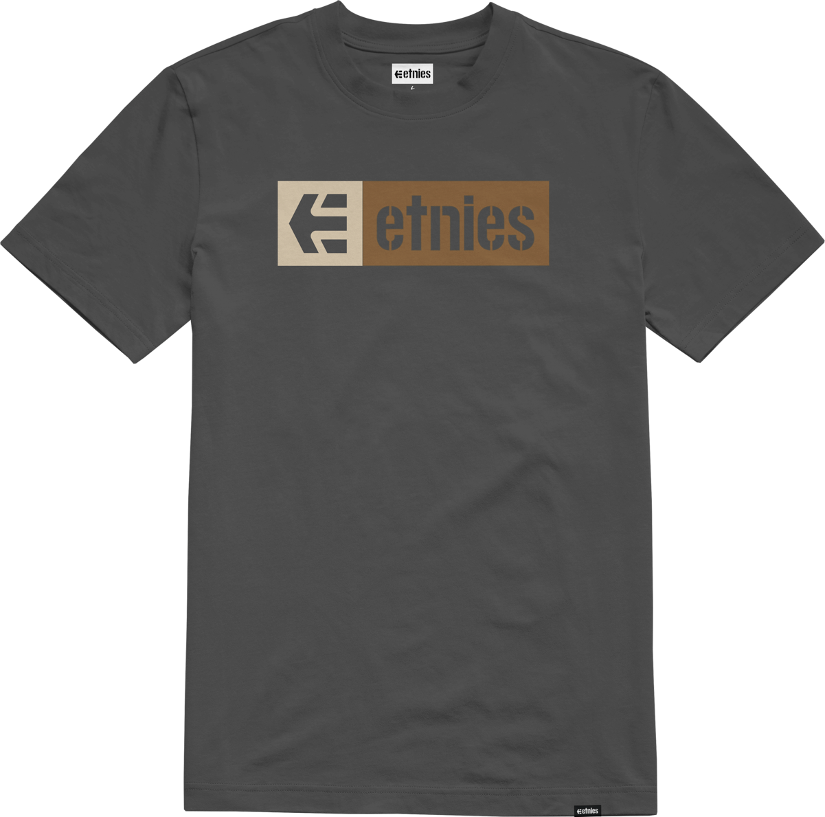 Etnies Mens New Box Tee Worn Black T-Shirt