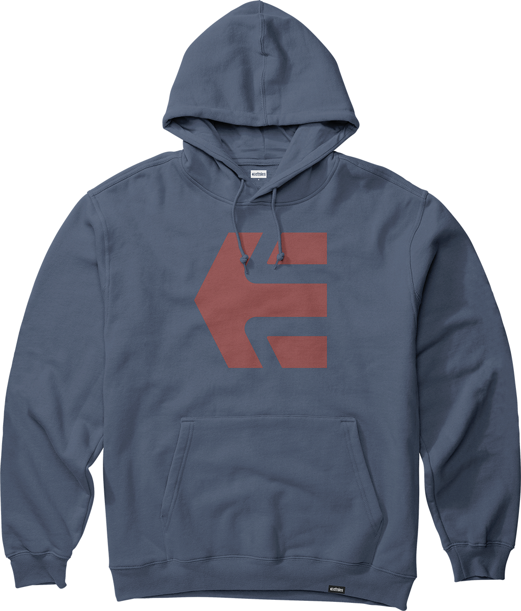 Etnies Mens Classic Icon Pullover Navy Navy Red Hoodie