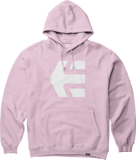 Etnies Mens Classic Icon Pullover Pink Hoodie