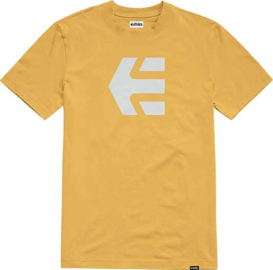 Etnies Mens Icon Tee Yellow White T-Shirt