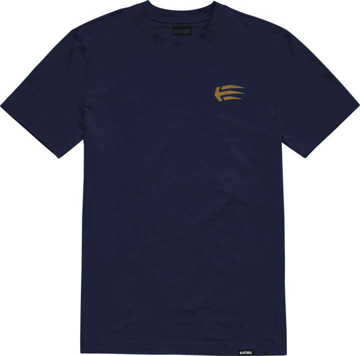 Etnies Mens Joslin Tee Navy Gold T-Shirt