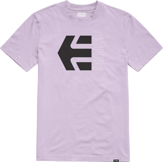 Etnies Mens Corp Combo Tee Lavender T-Shirt