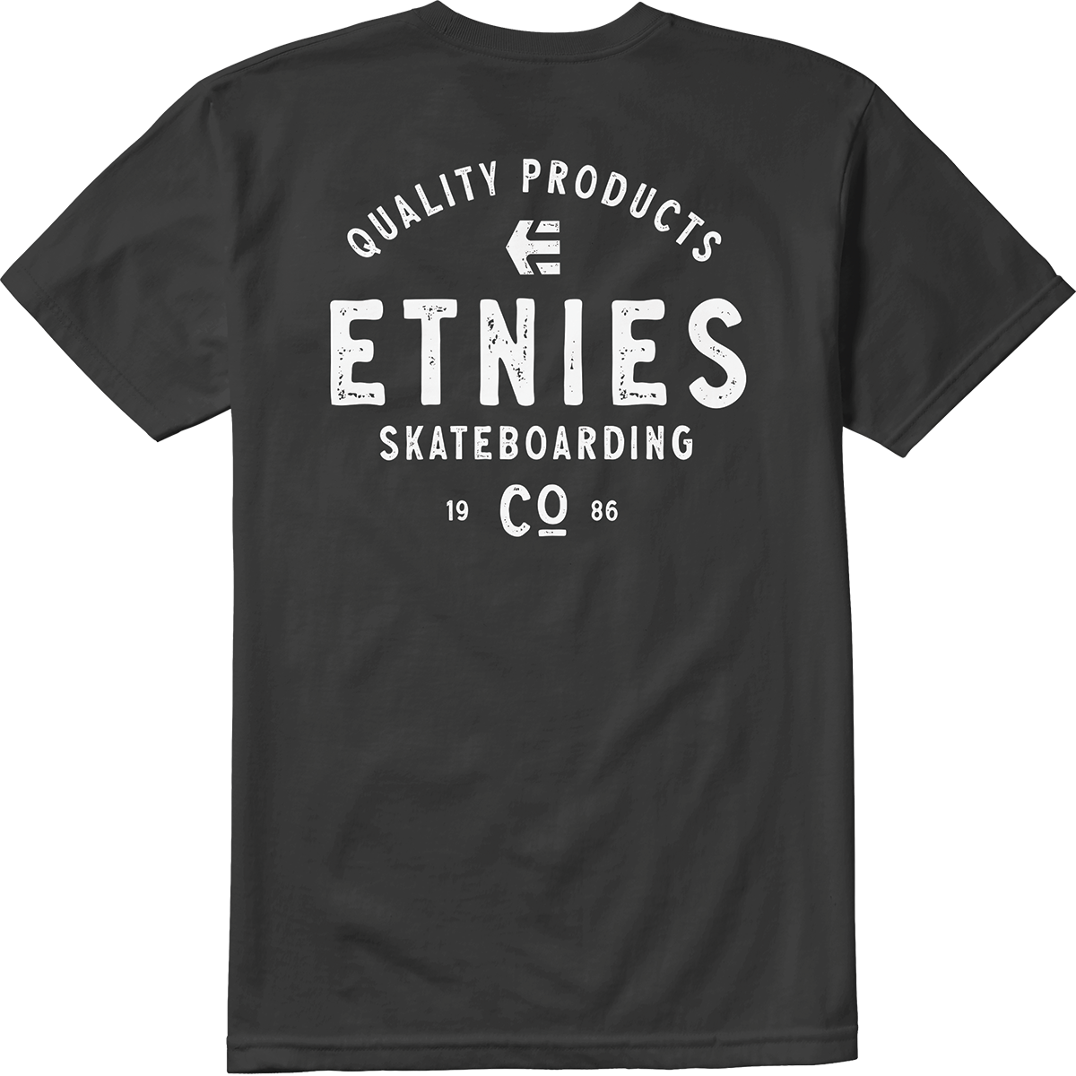 Etnies Mens Skate Co Tee Black White T-Shirt