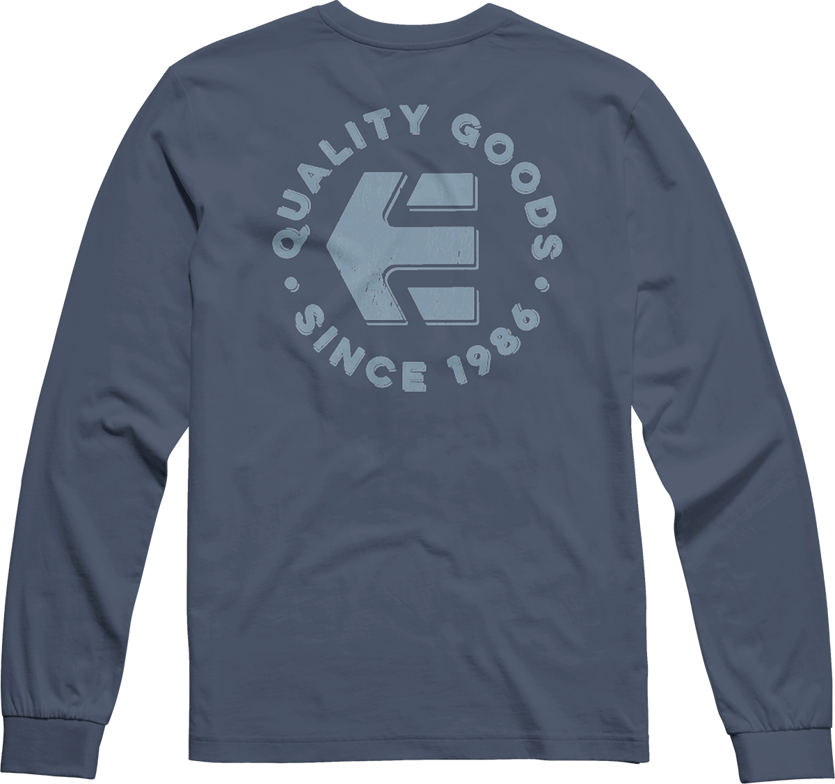 Etnies Mens Since 1986 L/S Tee Navy Blue T-Shirt