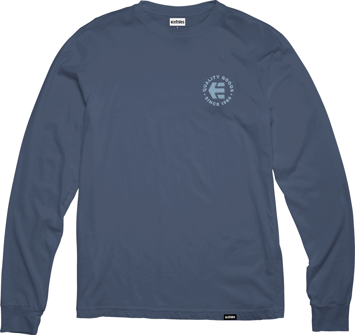 Etnies Mens Since 1986 L/S Tee Navy Blue T-Shirt