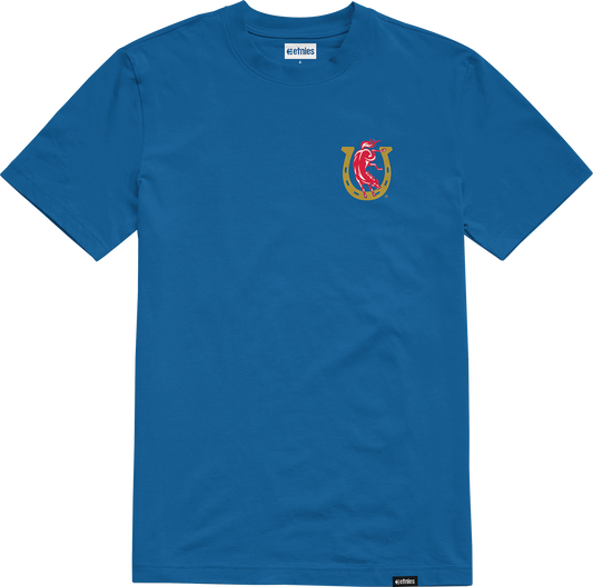 Etnies Mens Colt 45 Horseshoe Tee Blue T-Shirt