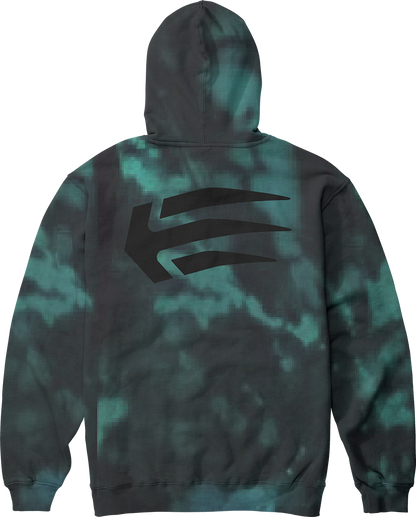 Etnies Mens Joslin Wash Pullover Aqua Hoodie