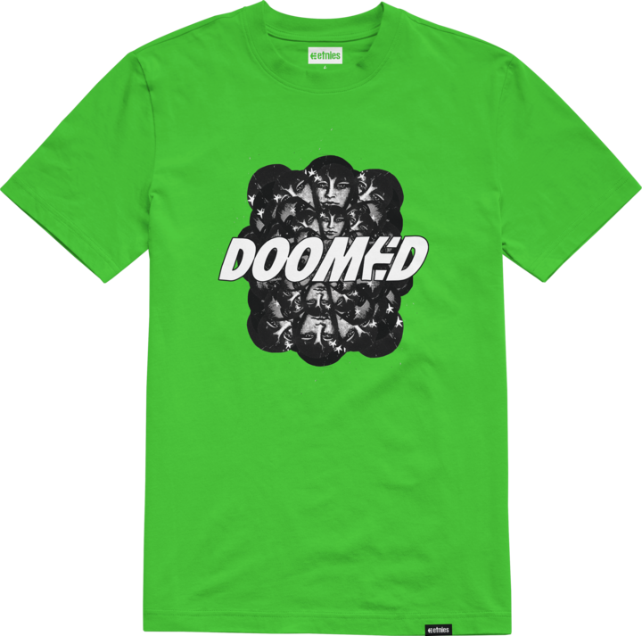 Etnies Mens Doomed Witches Tee Lime T-Shirt