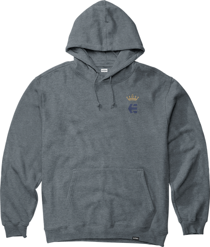 Etnies Mens Aurelien Giraud Pullover Grey Heather Hoodie