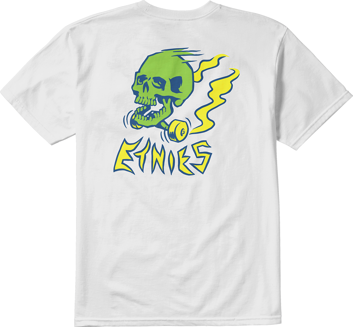 Etnies Mens Skate Skull Tee White T-Shirt