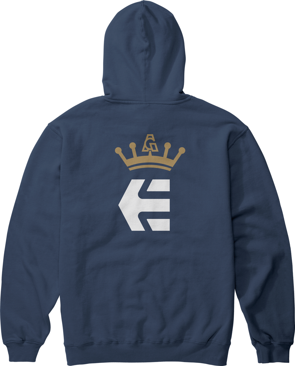 Etnies Mens Ag Arrow Pullover Navy Hoodie