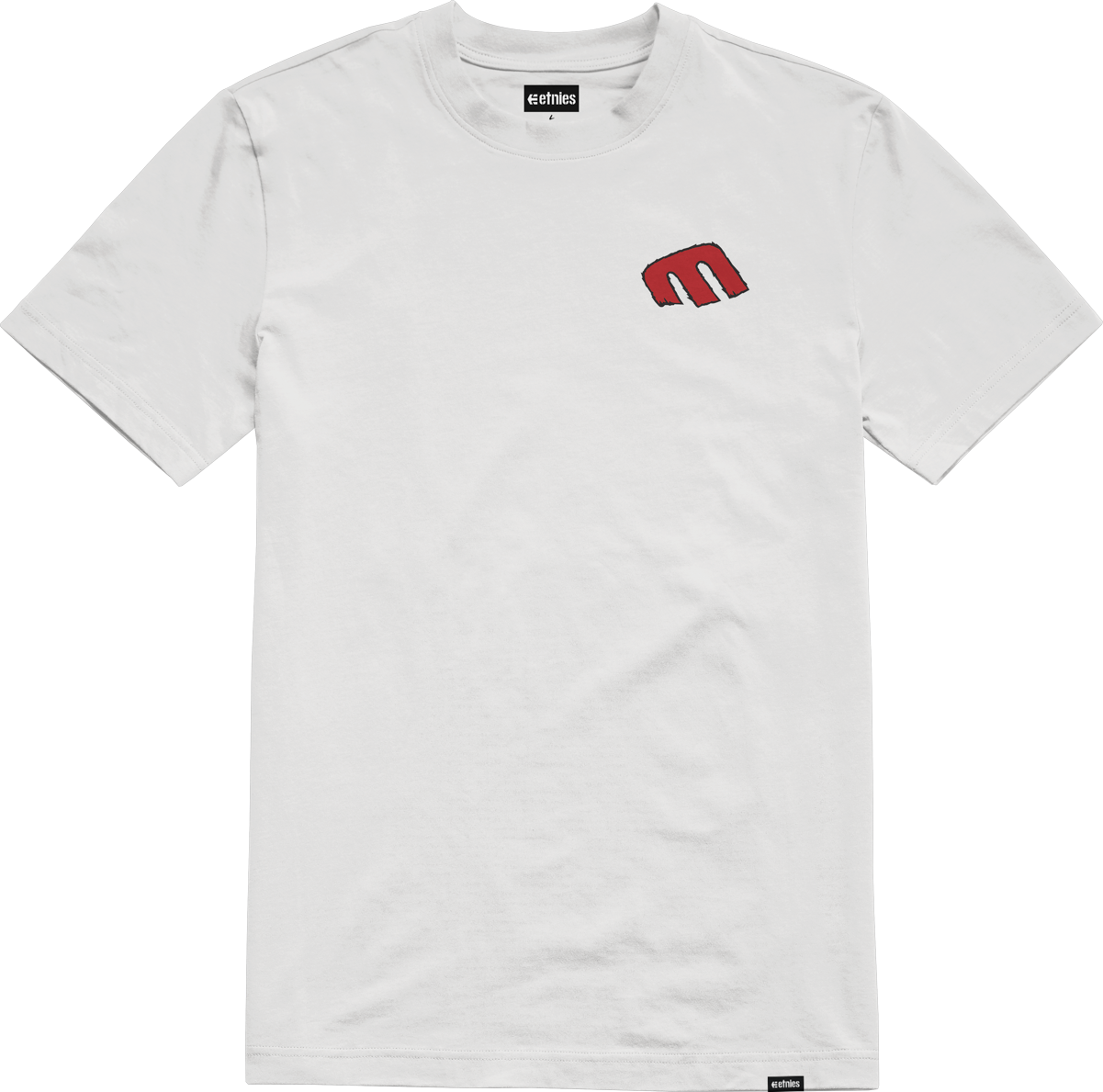 Etnies Mens Rebel E Tee White Red T-Shirt