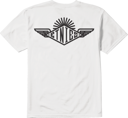 Etnies Mens Wings Tee White T-Shirt