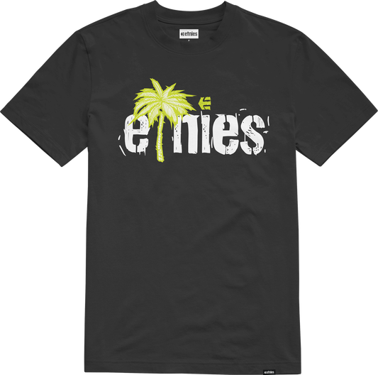 Etnies Mens Palm Tee Black T-Shirt