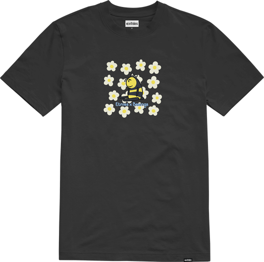 Etnies Mens Beeings Floral Tee Black T-Shirt