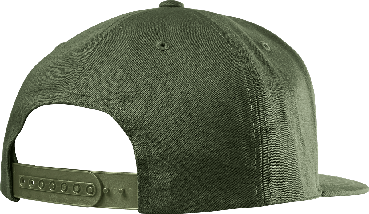 Etnies Mens Corp Snapback Green Gum Hat