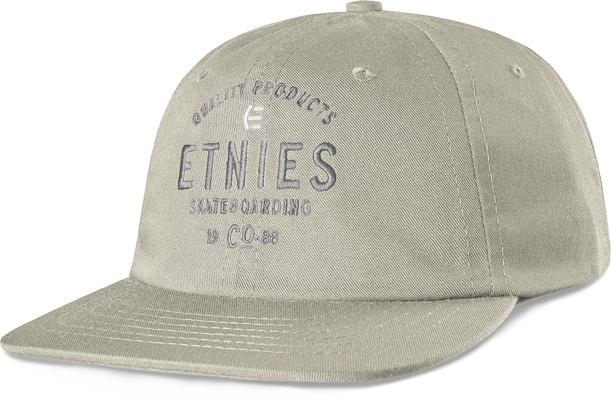 Etnies Mens Skate Co Strapback Cement Hat