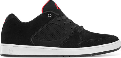 Es Mens Accel Slim Black Black Red Shoes