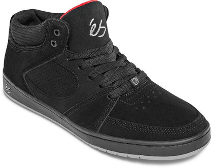 Es Mens Accel Slim Mid Black Red Grey Shoes