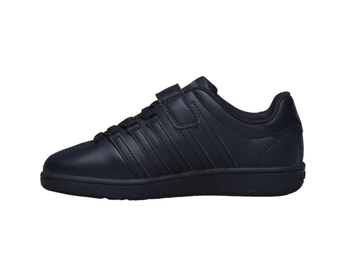 K-Swiss Kids Little Classic Vn Velcro Black Black Shoes