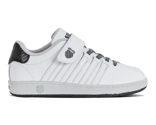 K-Swiss Kids Little Classic Vn Velcro White Micro Chip Shoes