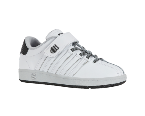 K-Swiss Kids Little Classic Vn Velcro White Micro Chip Shoes