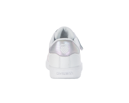 K-Swiss Kids Little Classic Vn Velcro White Lilac Snow Shoes