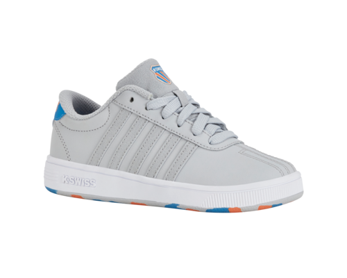 K-Swiss Kids Classic Pro Micro Chip Tangerine Dresden Blue Shoes